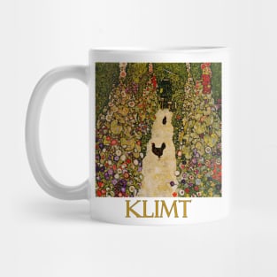 Garden Path with Chickens by Gustav Klimt Mug